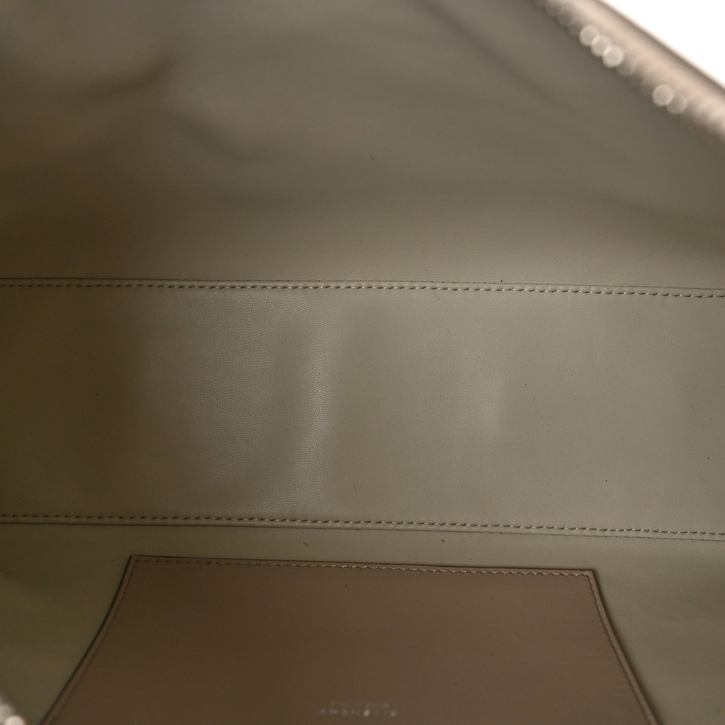 Smooth Calfskin Medium Moon Cut Out Shoulder Bag Dune