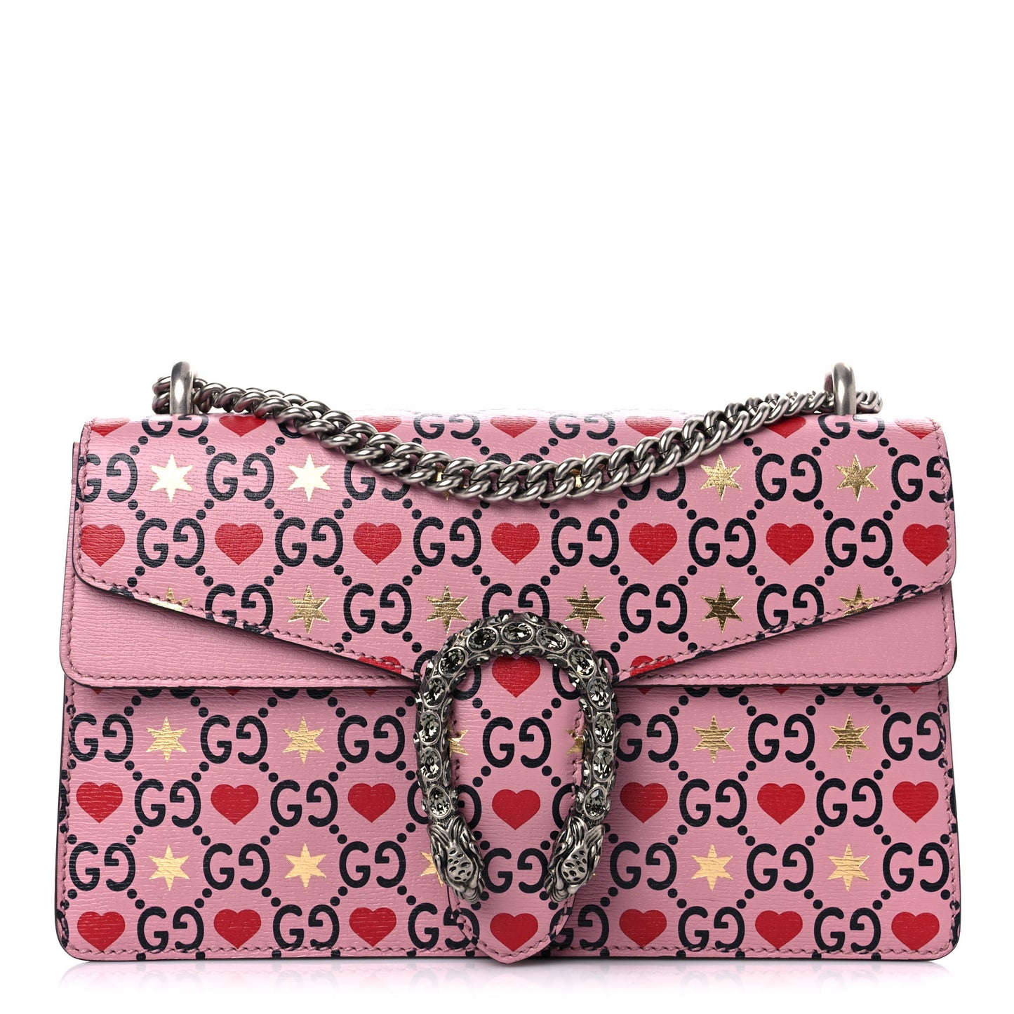 Calfskin Valentine's Day Exclusive Small Dionysus Bag Pink