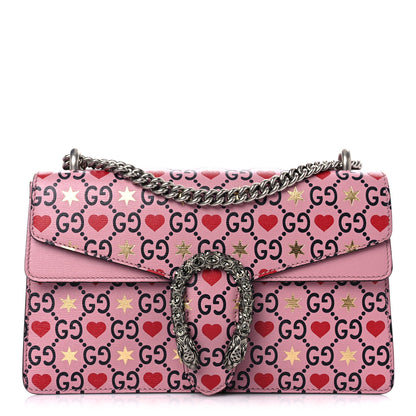Gucci Calfskin Valentine's Day Exclusive Small Dionysus Bag Pink 1 of 11