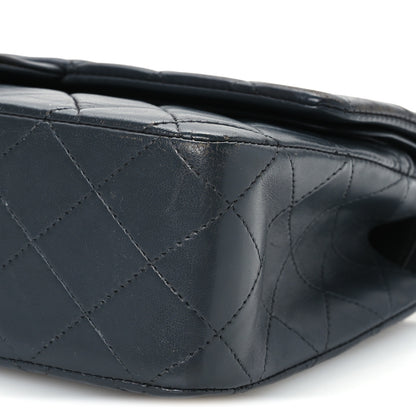Chanel Lambskin Quilted Medium Double Flap Grey 11 of 12