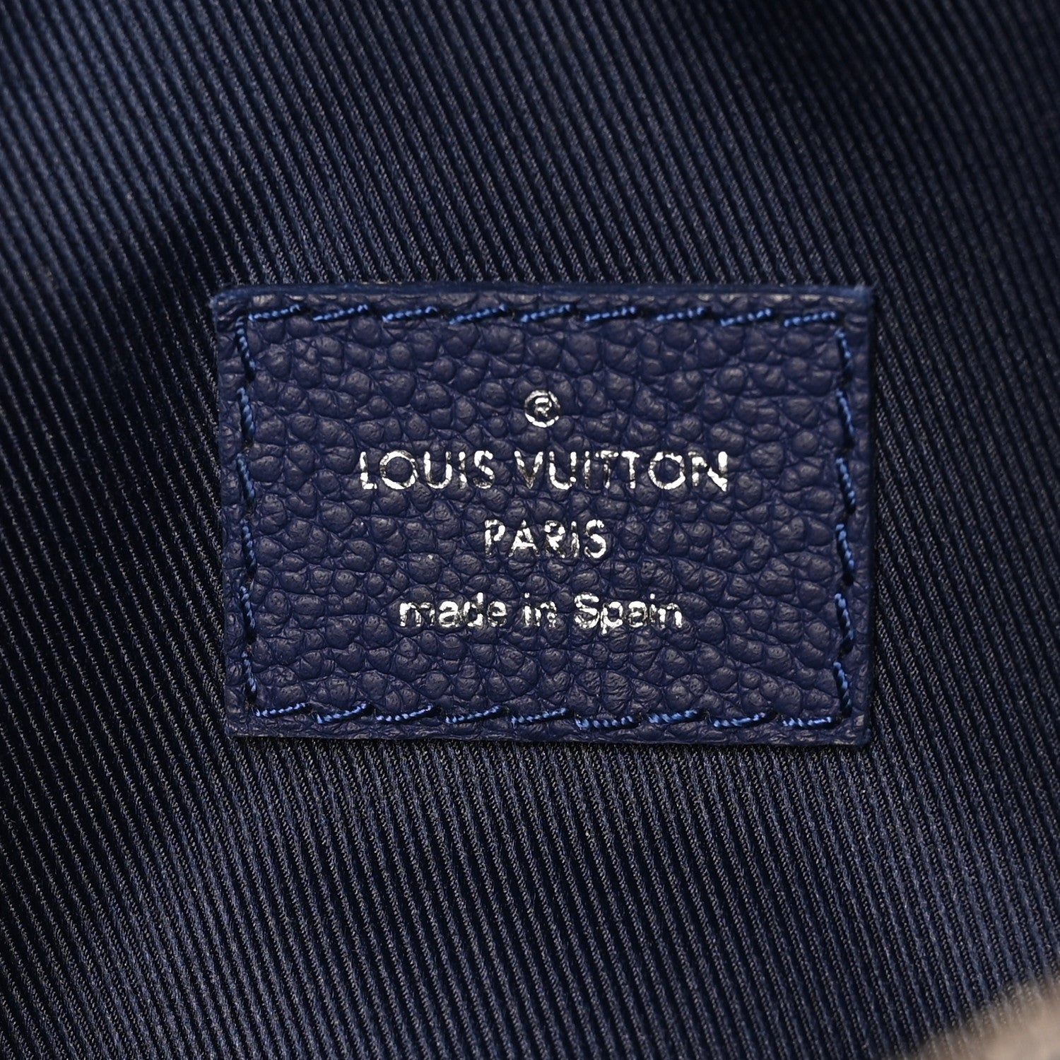 Louis Vuitton Cowhide Monogram Bandana Discovery Bumbag PM Blue 6 of 10