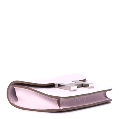 Hermes Evercolor Constance Slim Wallet Mauve Pale 5 of 15