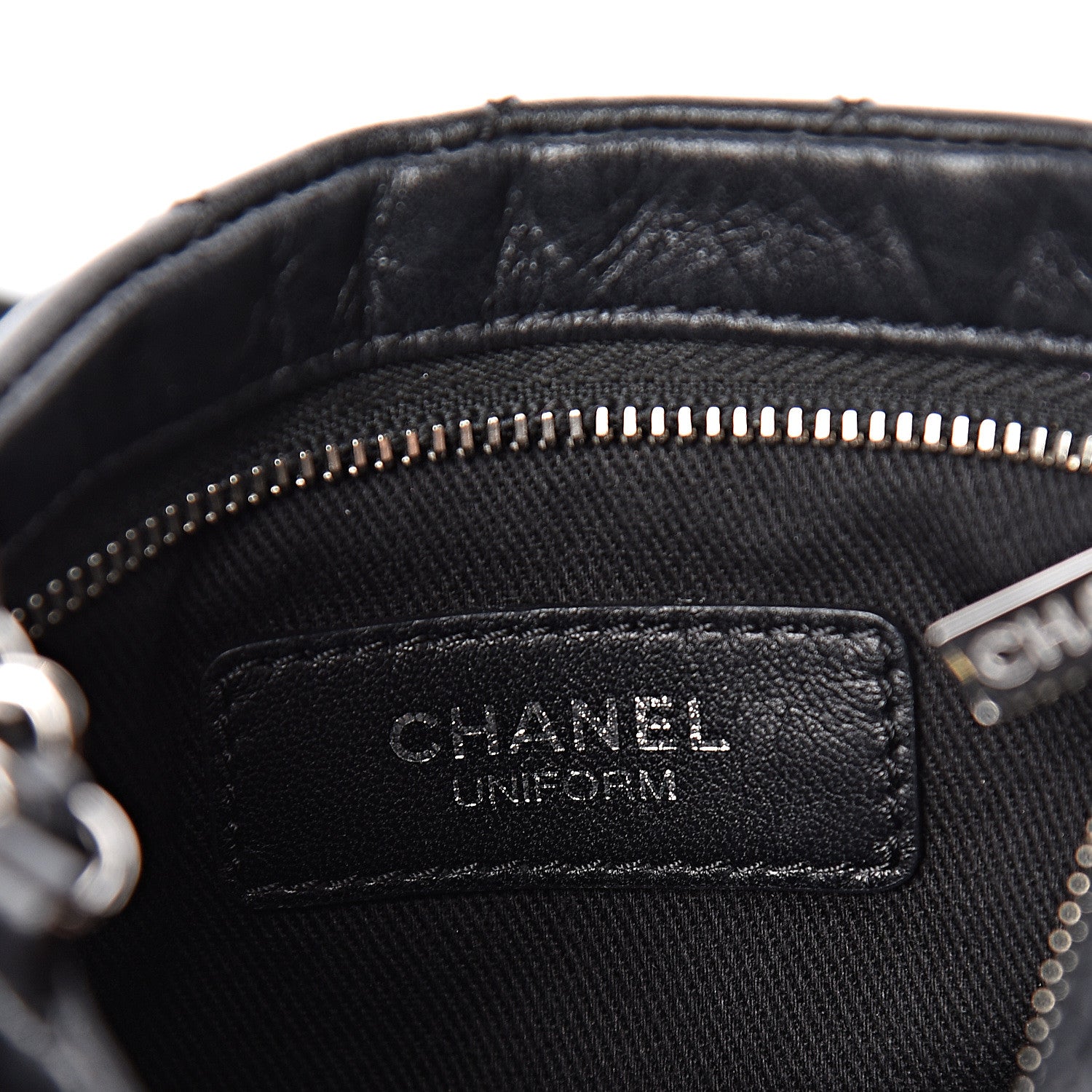 Chanel Calfskin Quilted Crossbody Bag Black 7 of 11