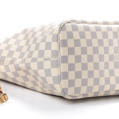 Louis Vuitton Damier Azur Neo Neverfull MM Rose Ballerine 8 of 10