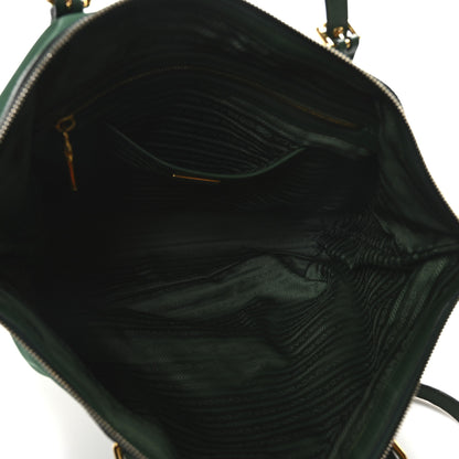 Prada Tessuto Nylon Saffiano Tote Oleandro 5 of 10