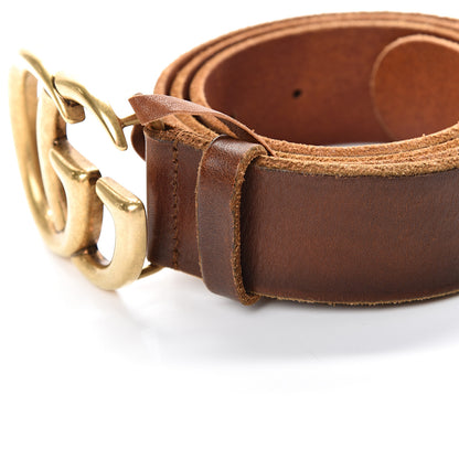 Gucci Faded Calfskin Double G 40mm Belt 90 36 Cuir 9 of 9