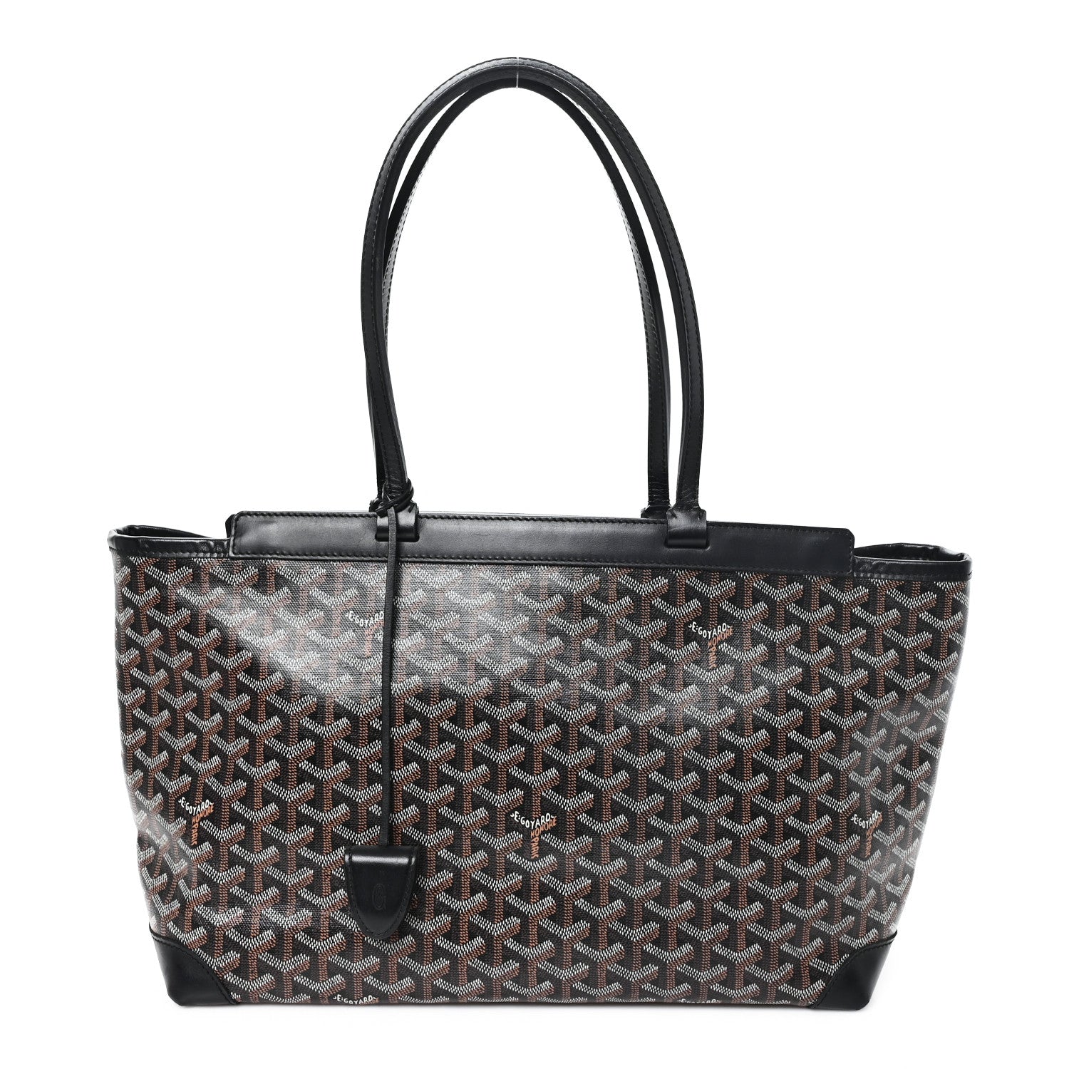 Goyard Goyardine Bellechasse Biaude MM Tote Black 1 of 12