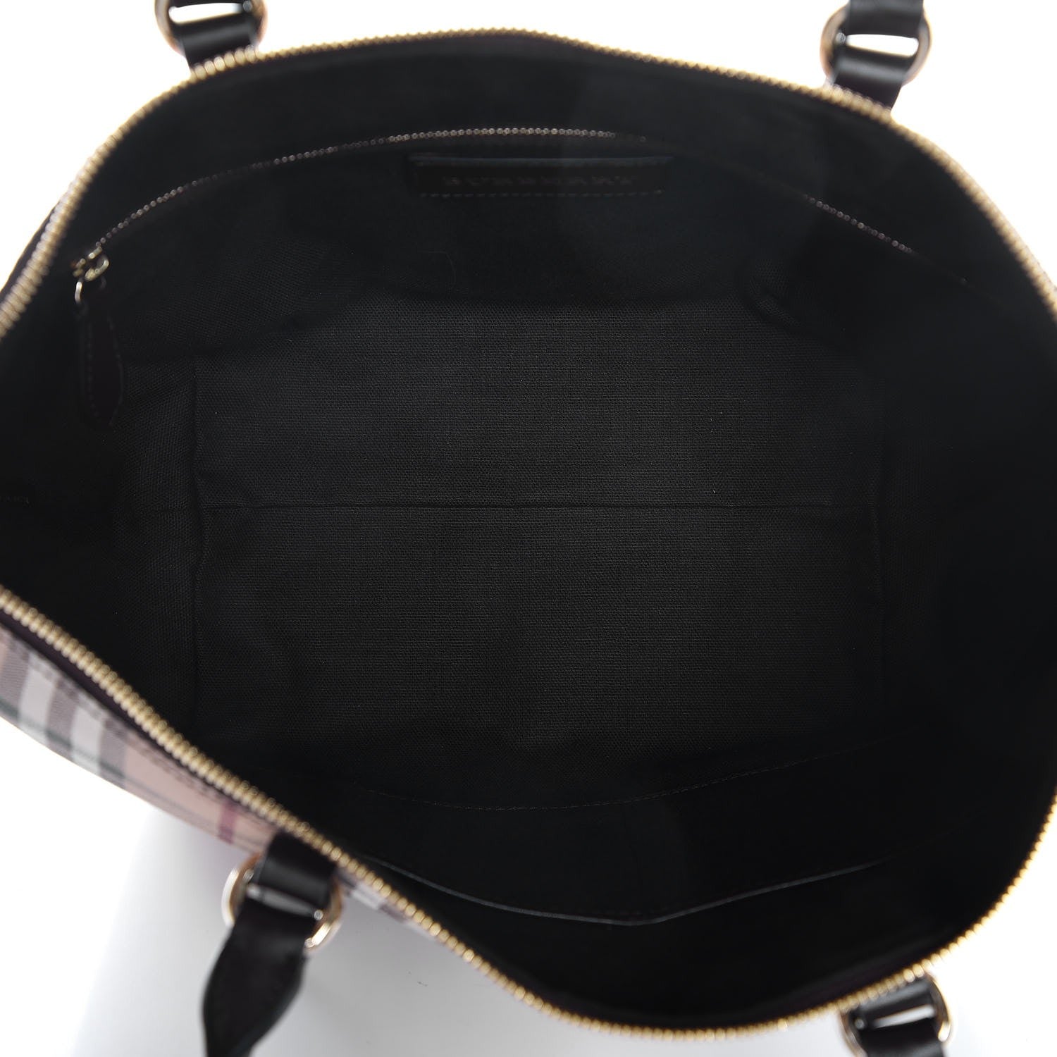Burberry Haymarket Check Small Salisbury Tote Chocolate 5 of 7