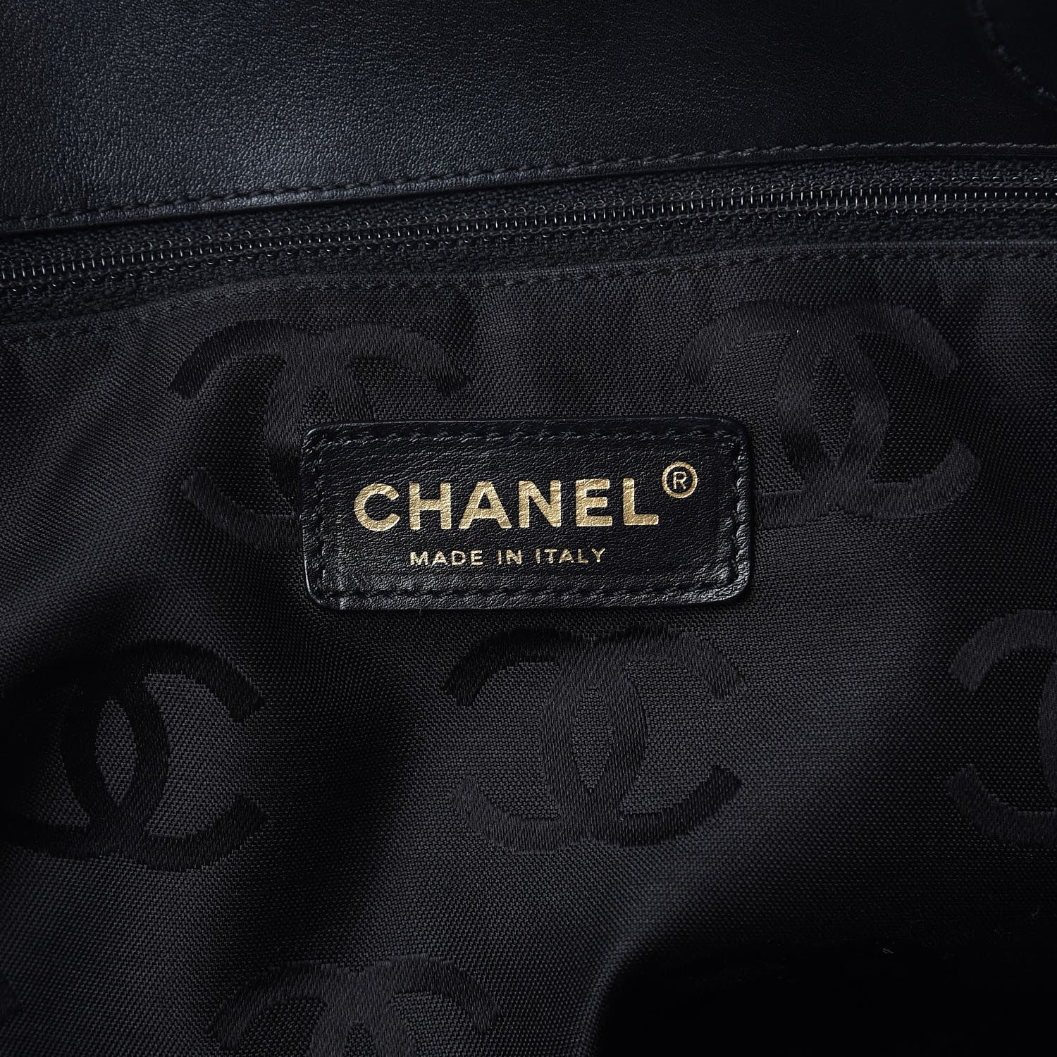 Chanel Straw Raffia Tote Black 6 of 10