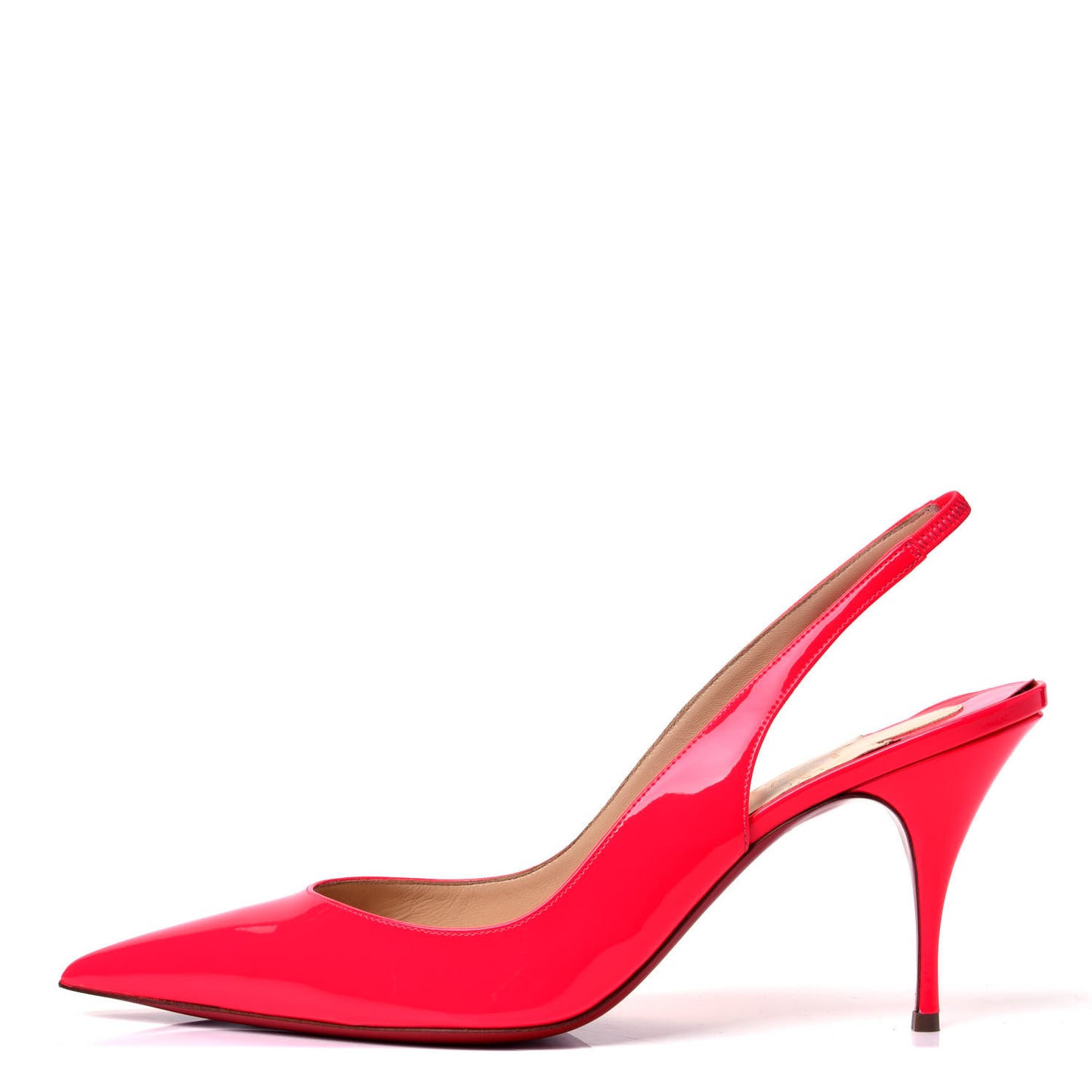 Patent Clare Sling 80 Pumps 41 Fluo Rose