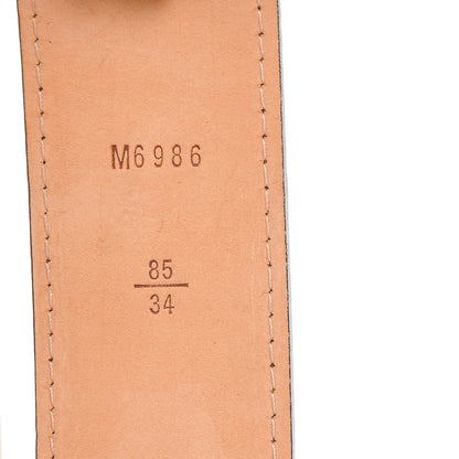 Louis Vuitton Monogram LV Cut Belt 85 34 4 of 8