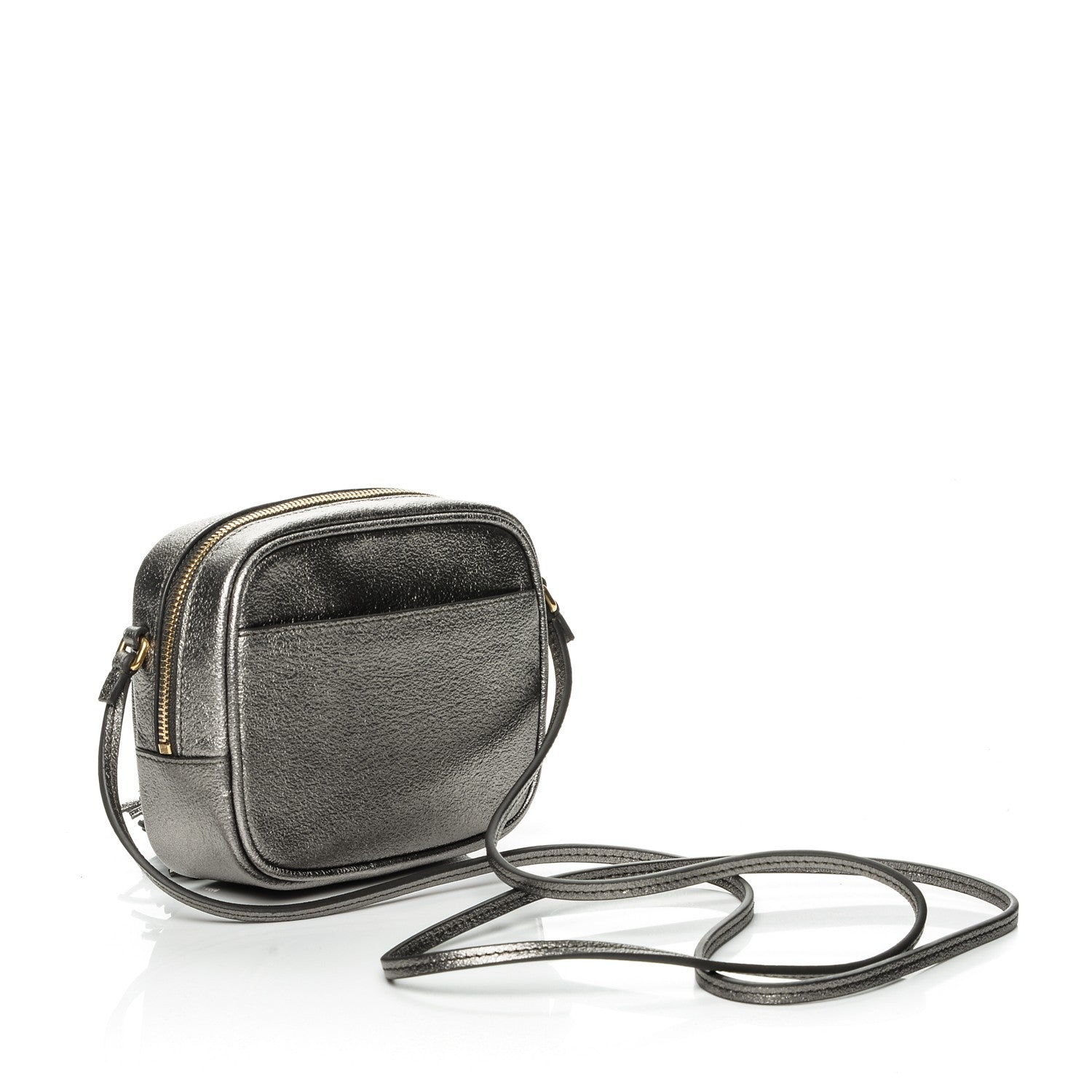 Saint Laurent Metallic Calfskin Monogram Blogger Bag Lapis Nero 3 of 6