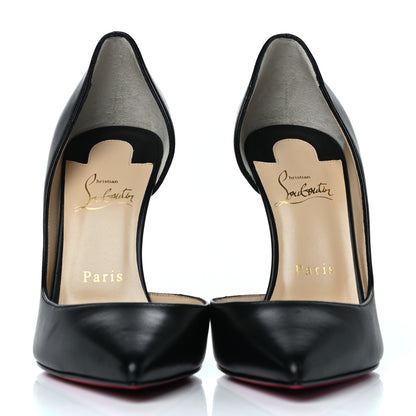 Christian Louboutin Shiny Nappa Iriza 100 Pumps 39 Black 4 of 24