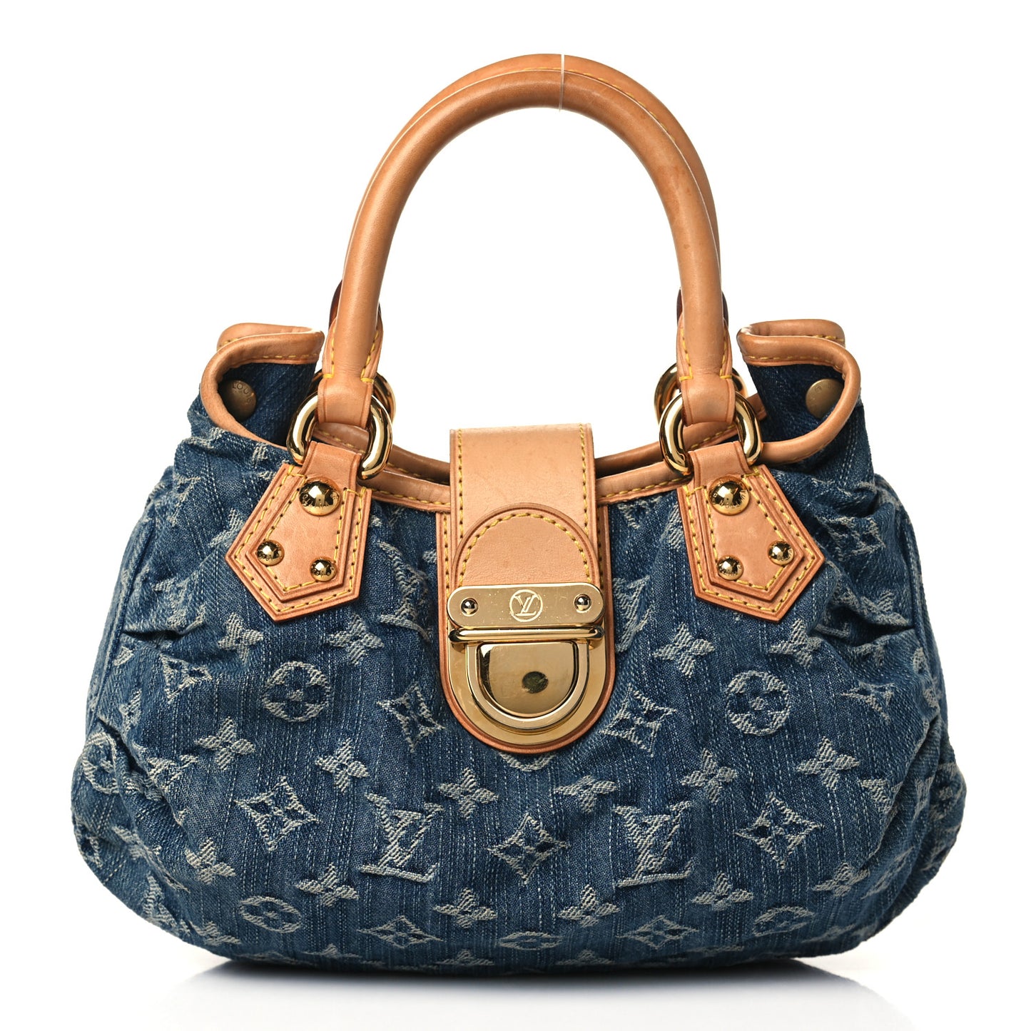 Monogram Denim Pleaty Blue