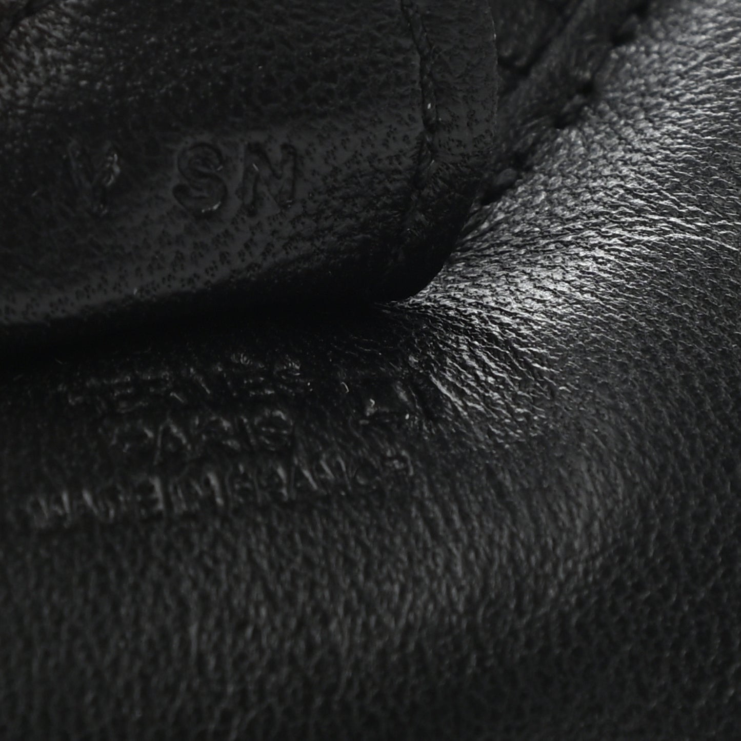 Milo Lambskin Matte Alligator Touch Grigri Rodeo Horse Bag Charm PM So Black