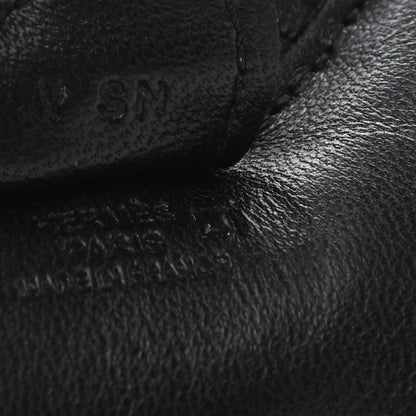 Hermes Milo Lambskin Matte Alligator Touch Grigri Rodeo Horse Bag Charm PM So Black 4 of 5