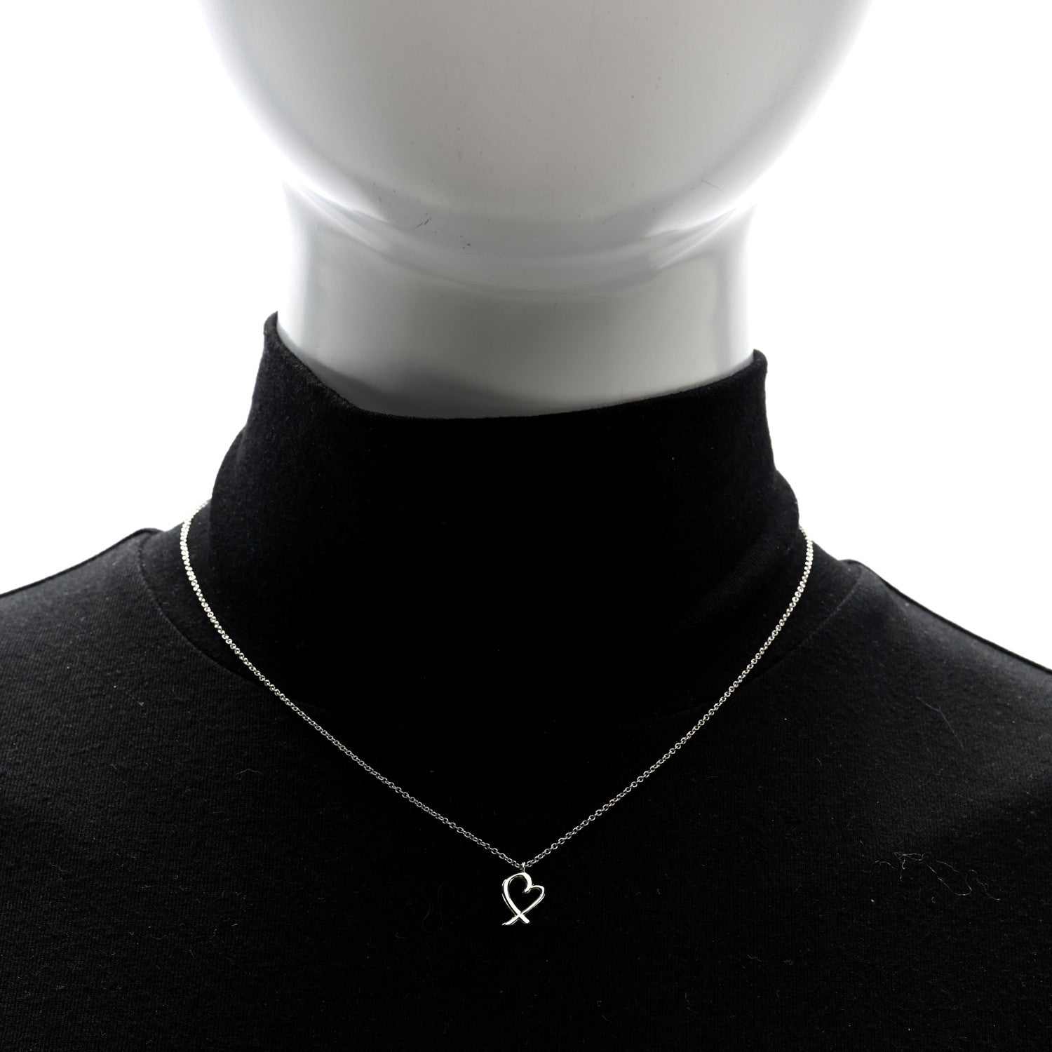 Tiffany Sterling Silver Mini Paloma Picasso Loving Heart Drop