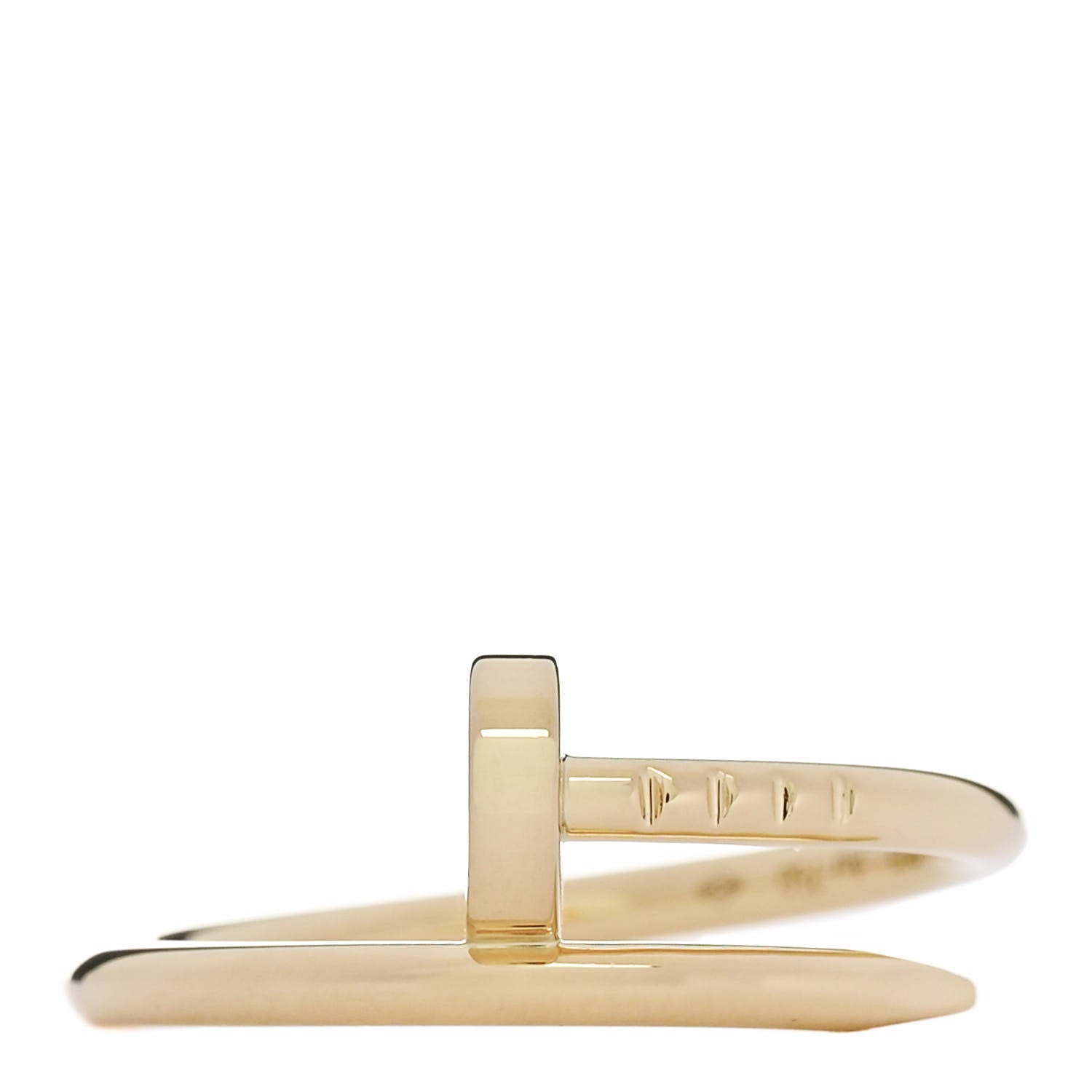 Cartier 18K Yellow Gold Small Juste Un Clou Ring 51 5.75 1 of 6