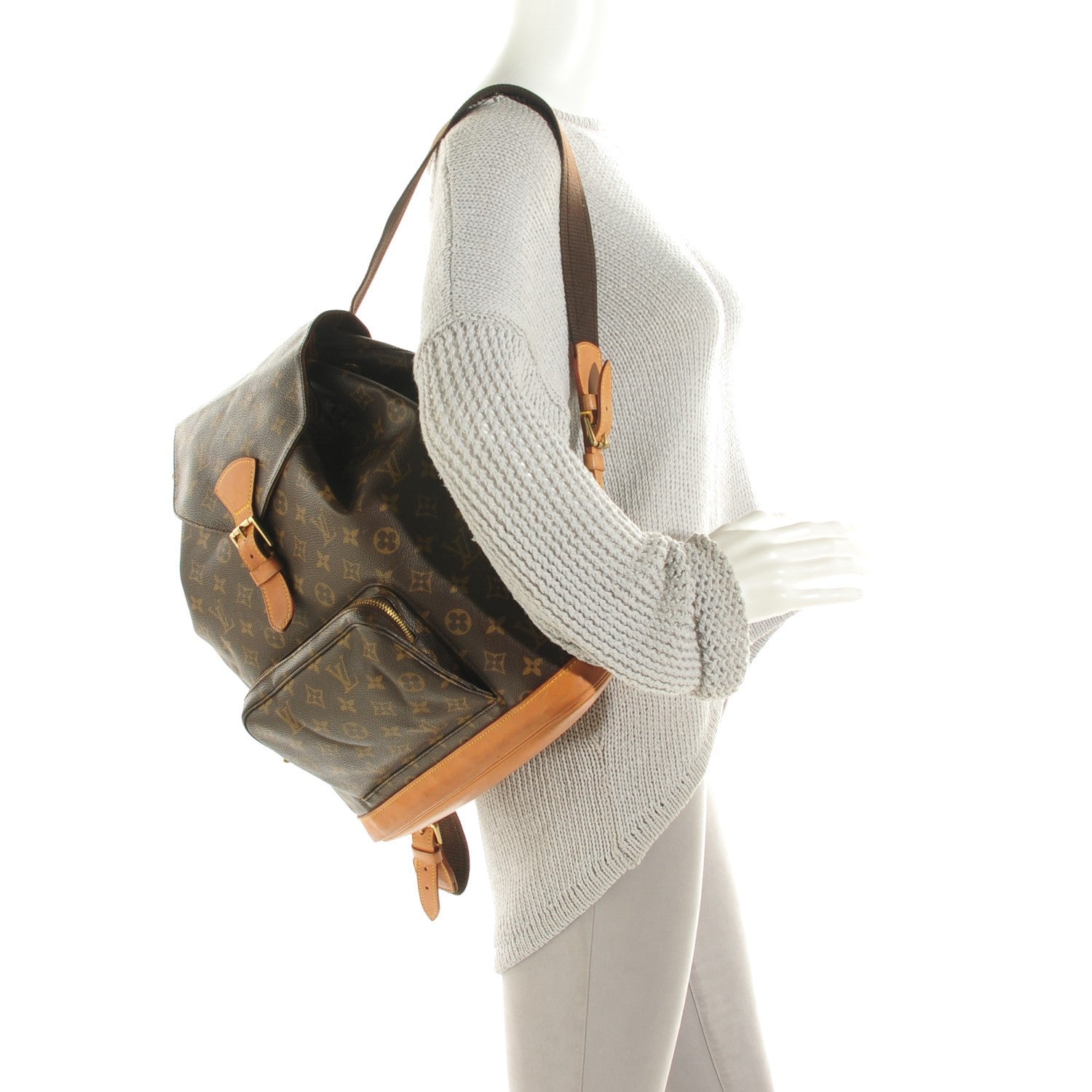 Louis Vuitton Monogram Montsouris GM Backpack 2 of 8