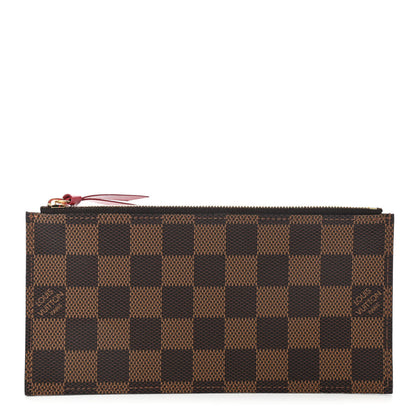 Louis Vuitton Damier Ebene Felicie Chain Wallet Zippered Insert 1 of 6