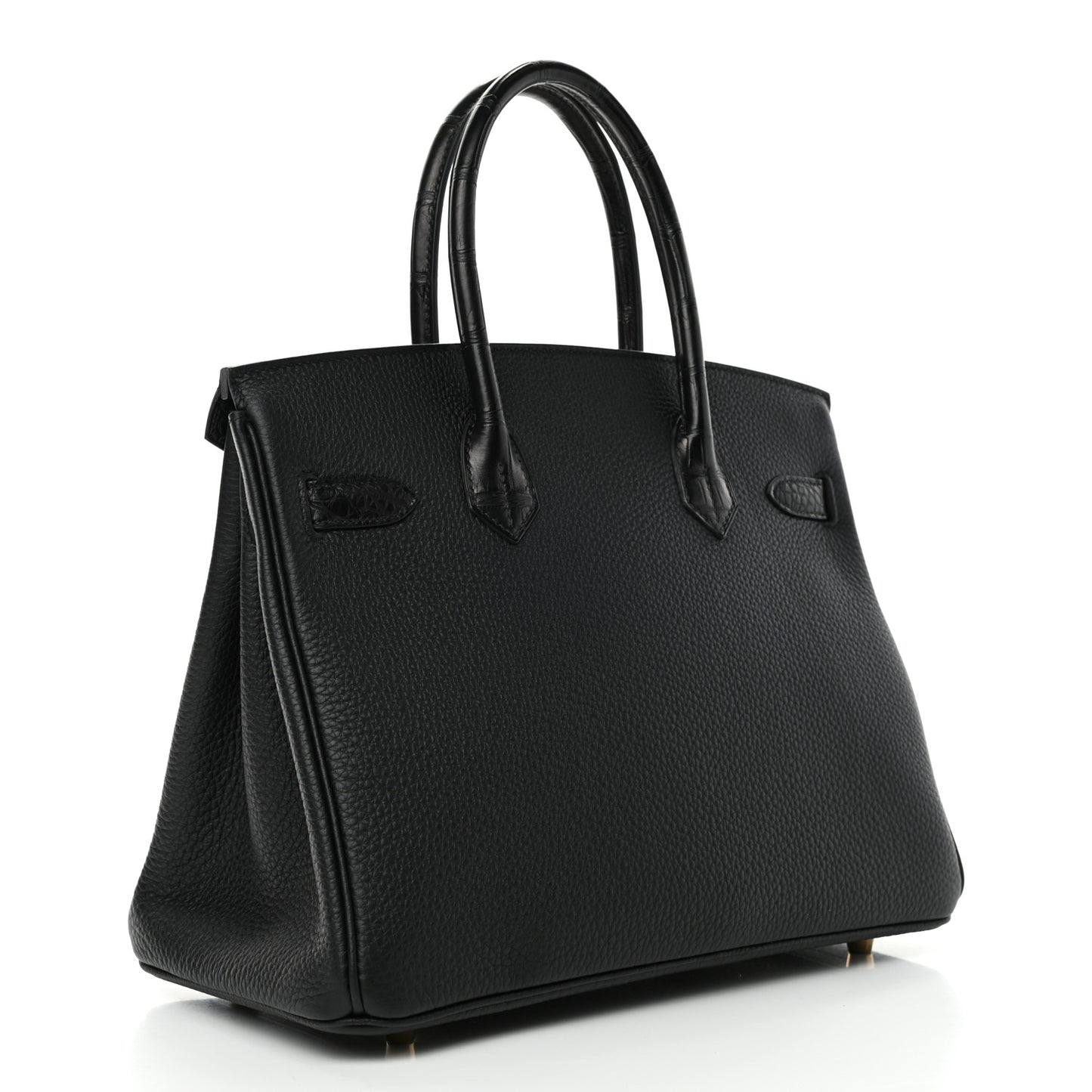 Togo Matte Alligator Birkin Touch 30 Black