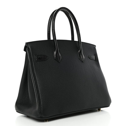 Hermes Togo Matte Alligator Birkin Touch 30 Black 2 of 9