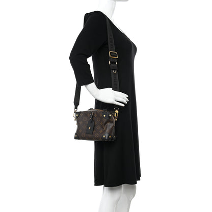 Louis Vuitton Monogram Petite Malle Souple Black 2 of 10