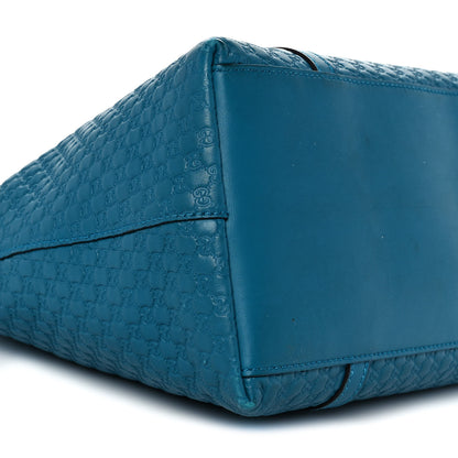 Gucci Soft Microguccissima Dome Satchel Deep Cobalt 8 of 11