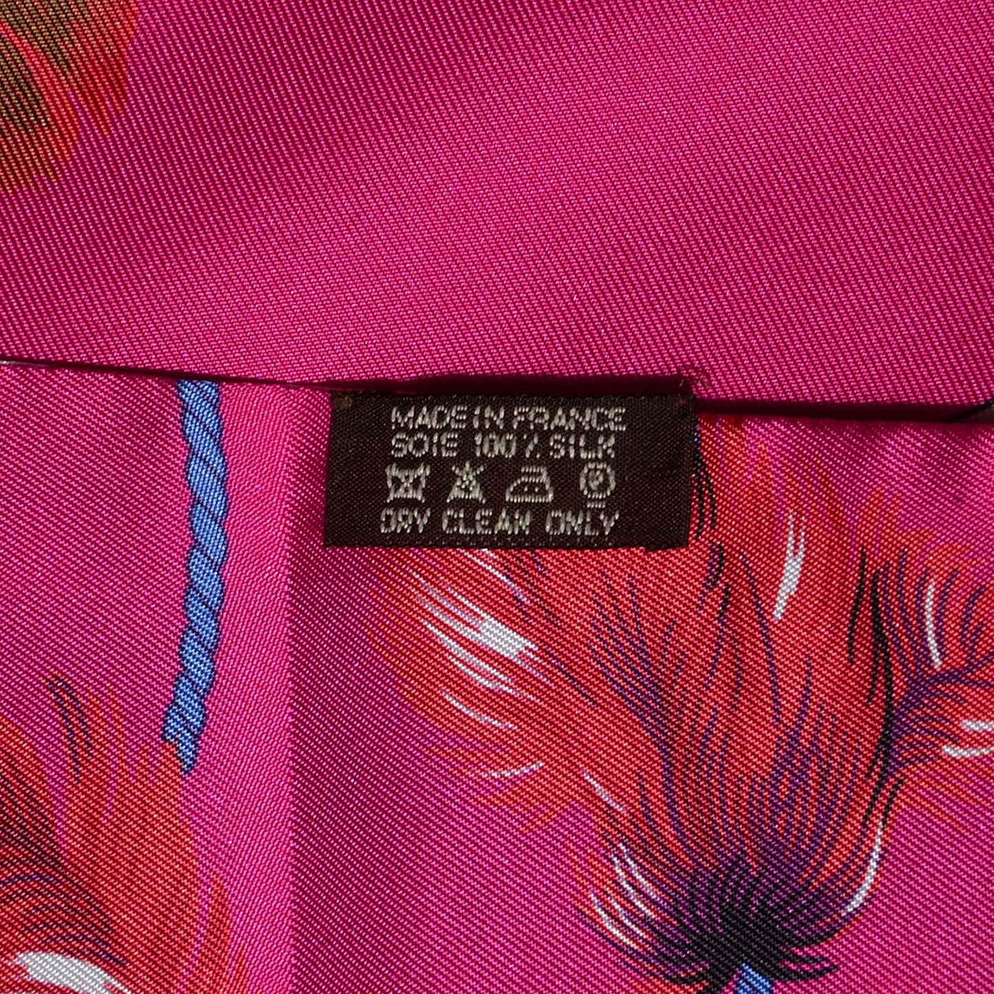 Silk Brazil Maxi Twilly Fuchsia