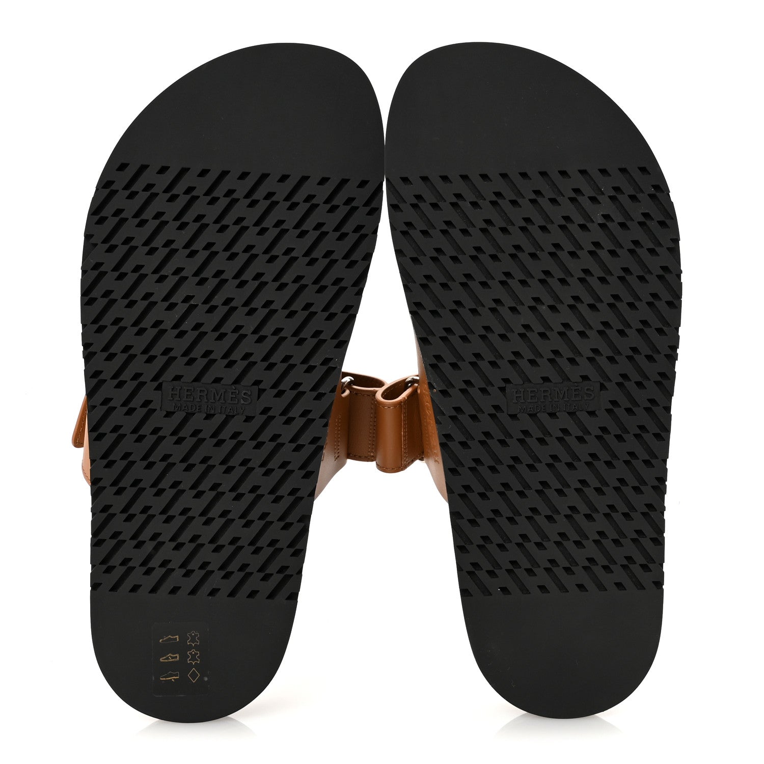 Hermes Calfskin Womens Chypre Sandals 39 Naturel 6 of 10