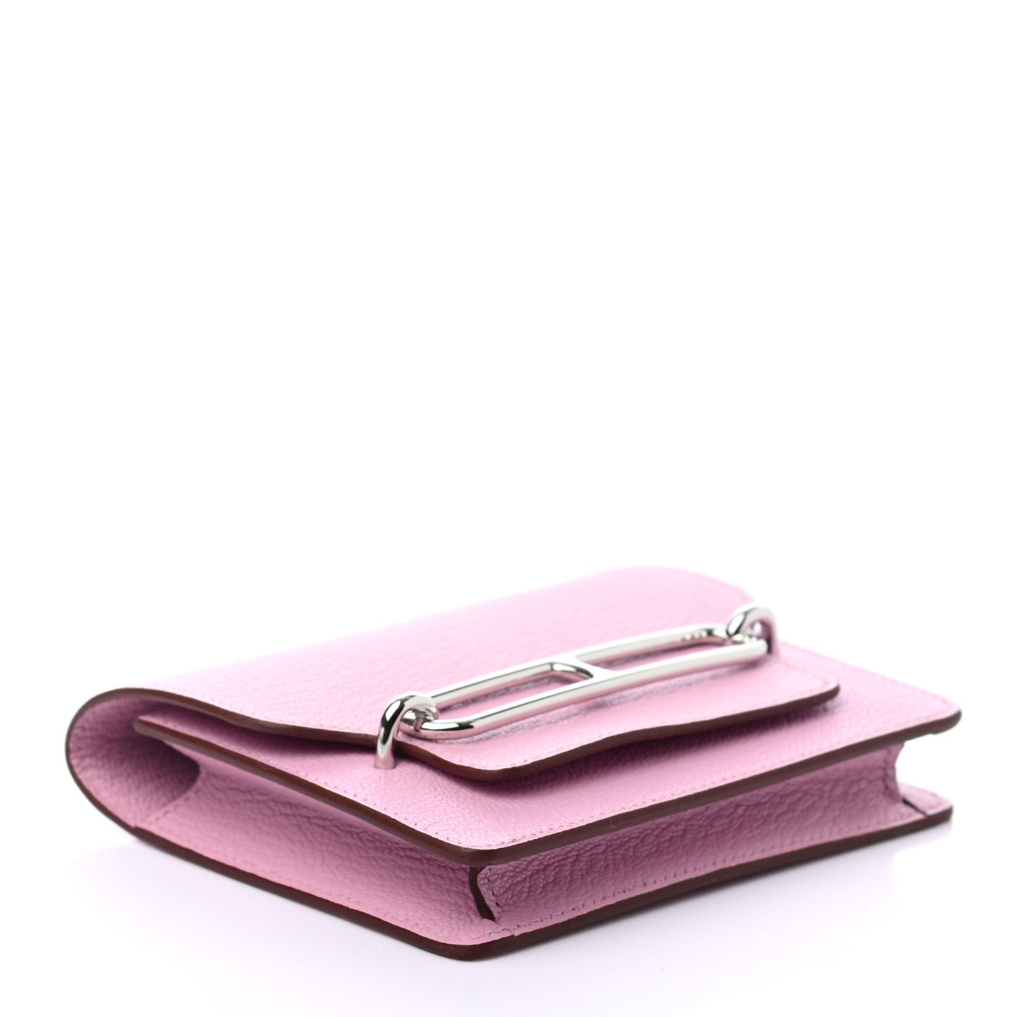 Chevre Mysore Roulis Slim Wallet Mauve Sylvestre