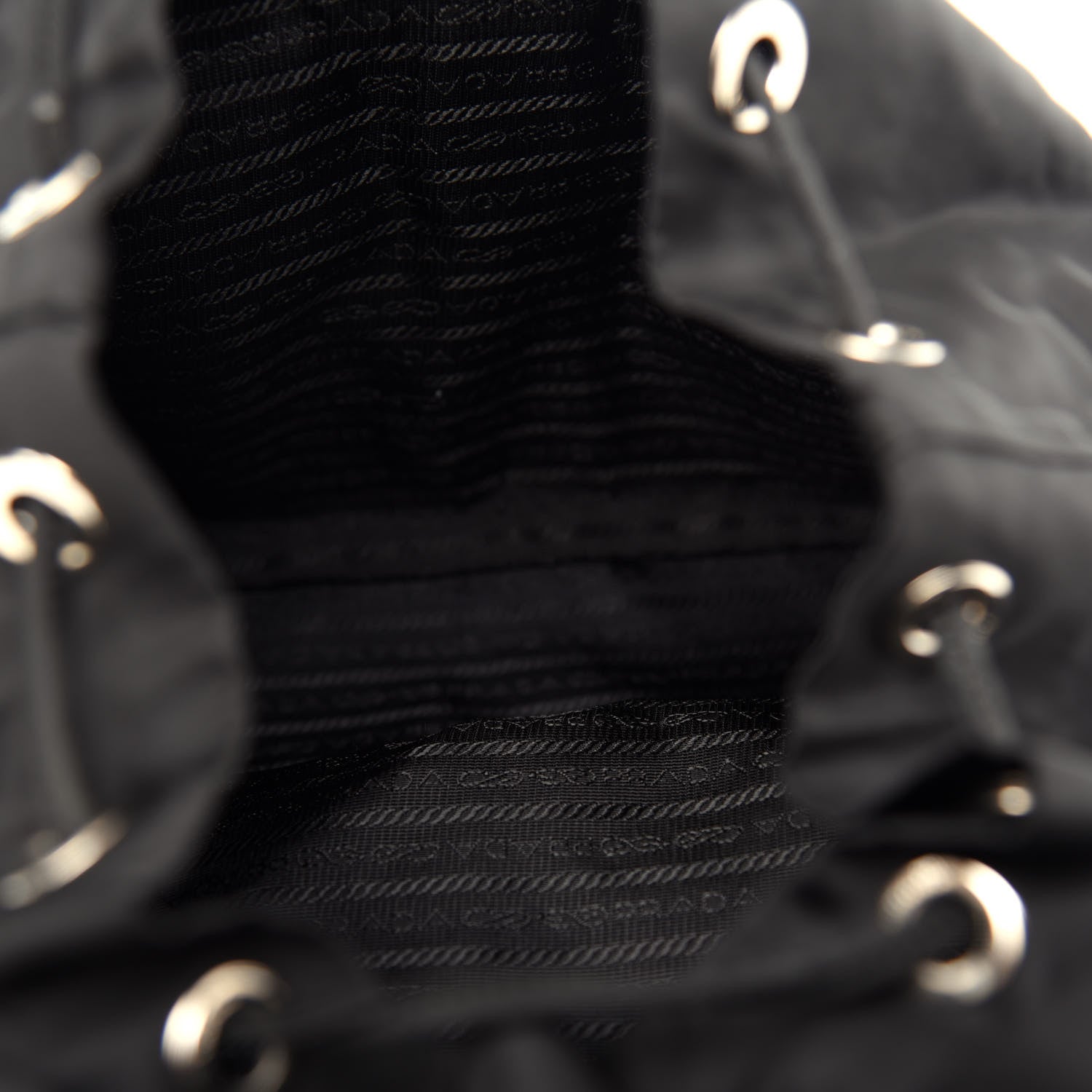Prada Nylon Vela Medium Backpack Black 5 of 10