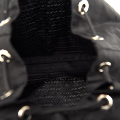 Prada Nylon Vela Medium Backpack Black 5 of 10