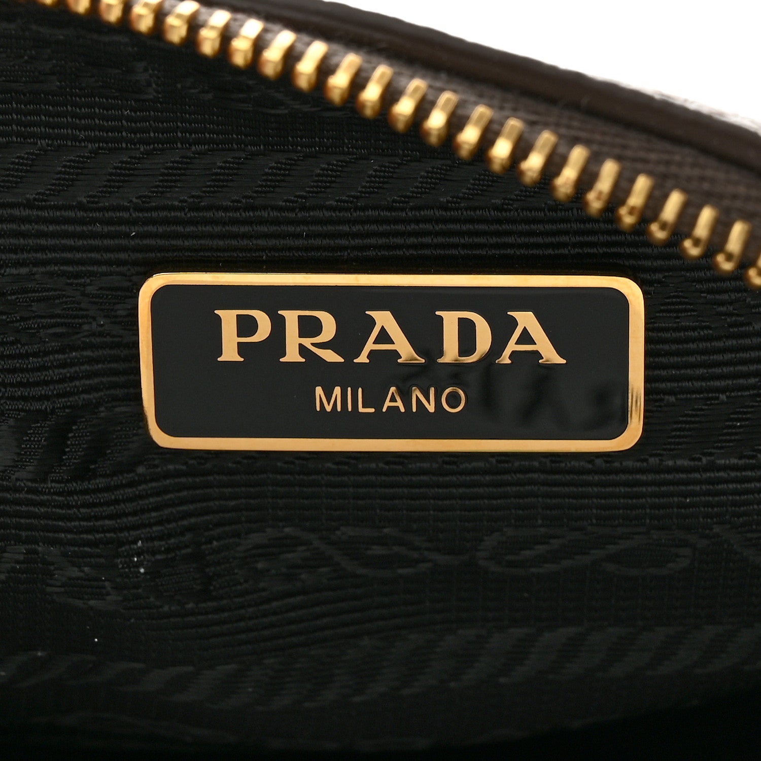Prada Vitello Daino Cosmetic Pouch Argilla 6 of 7