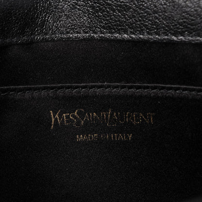 Saint Laurent Calfskin Monogram Large Belle De Jour Clutch Black 6 of 7
