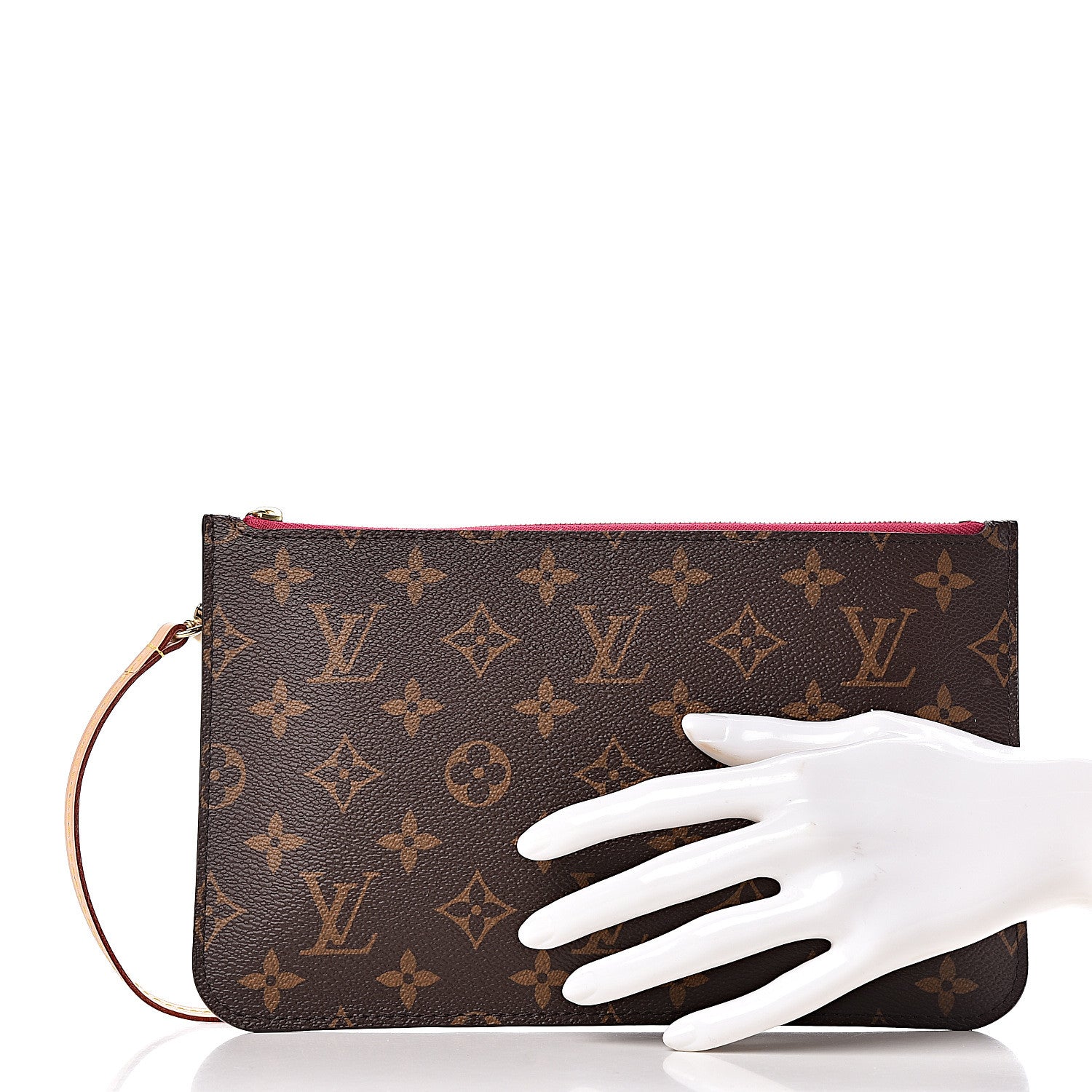Louis Vuitton Monogram Neverfull MM GM Pochette Pivoine 2 of 8