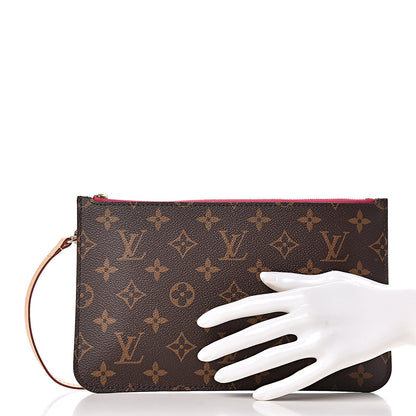 Louis Vuitton Monogram Neverfull MM GM Pochette Pivoine 2 of 8