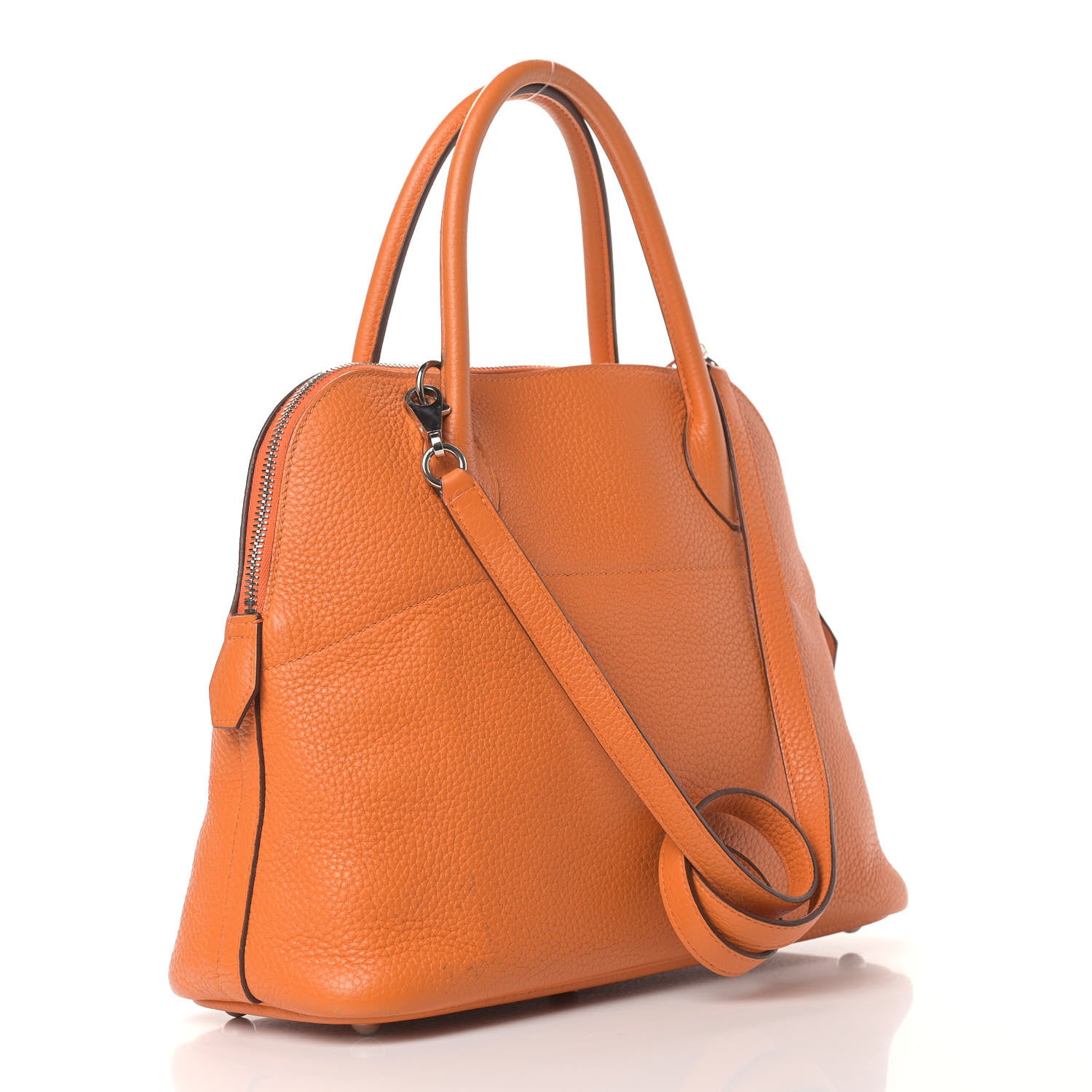 Hermes Taurillon Clemence Bolide 31 Orange 3 of 21