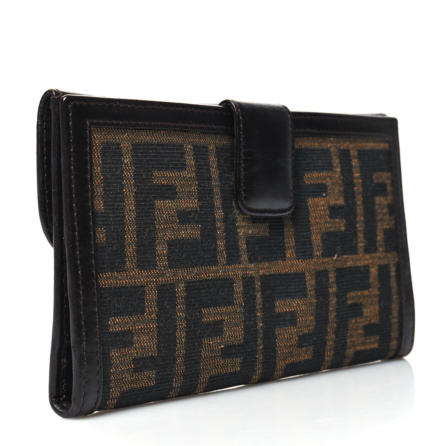 Fendi Zucca Continental Wallet Tobacco 4 of 12