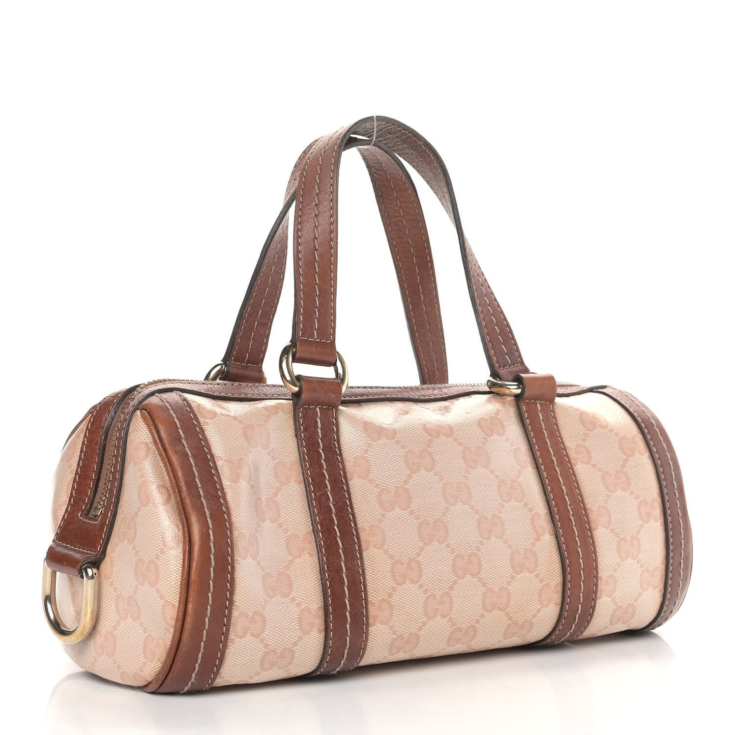 Crystal Monogram Duchessa Small Boston Bag Pink