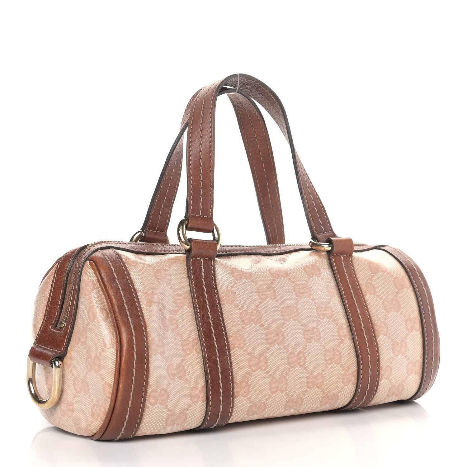 Gucci Crystal Monogram Duchessa Small Boston Bag Pink 3 of 8