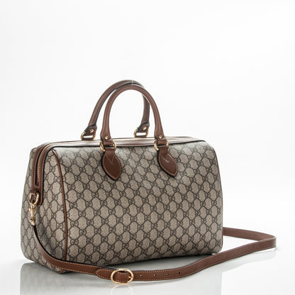 Gucci GG Supreme Monogram Blind for Love Embroidered Medium Boston Beige Tuscany 3 of 7