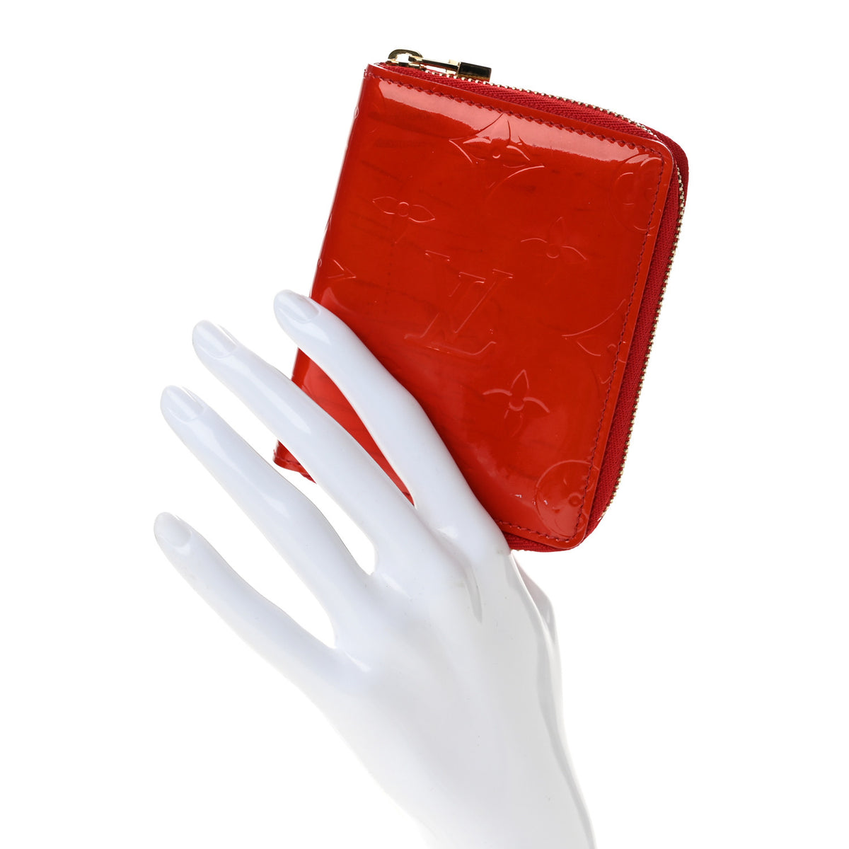 Louis Vuitton Vernis Broome Zip Wallet Pomme D'Amour 2 of 9