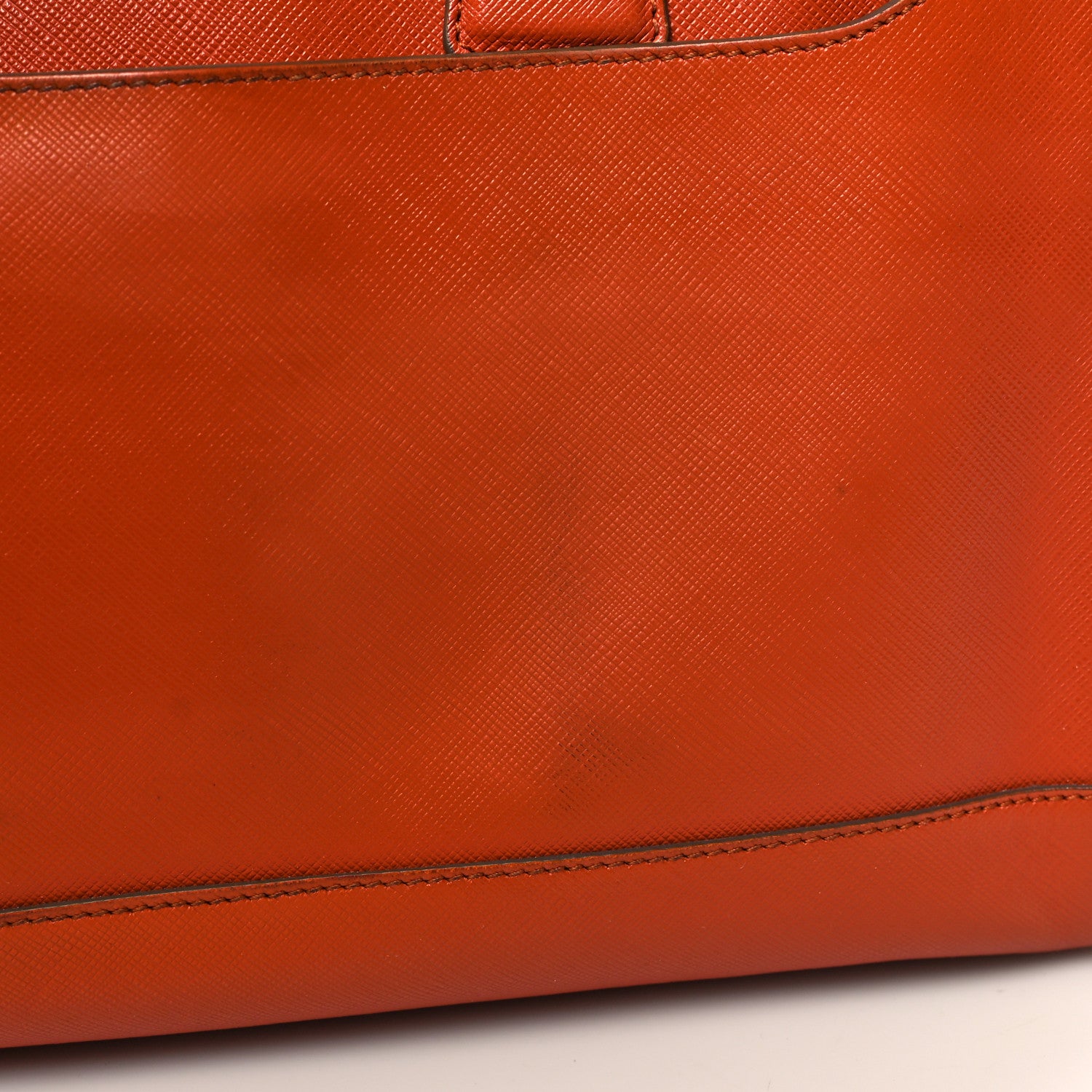 Salvatore Ferragamo Printed Calfskin Briana Tote Terracotta 15 of 16