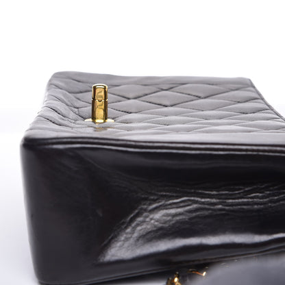 Chanel Lambskin Quilted Medium Single Flap Black 10 of 14