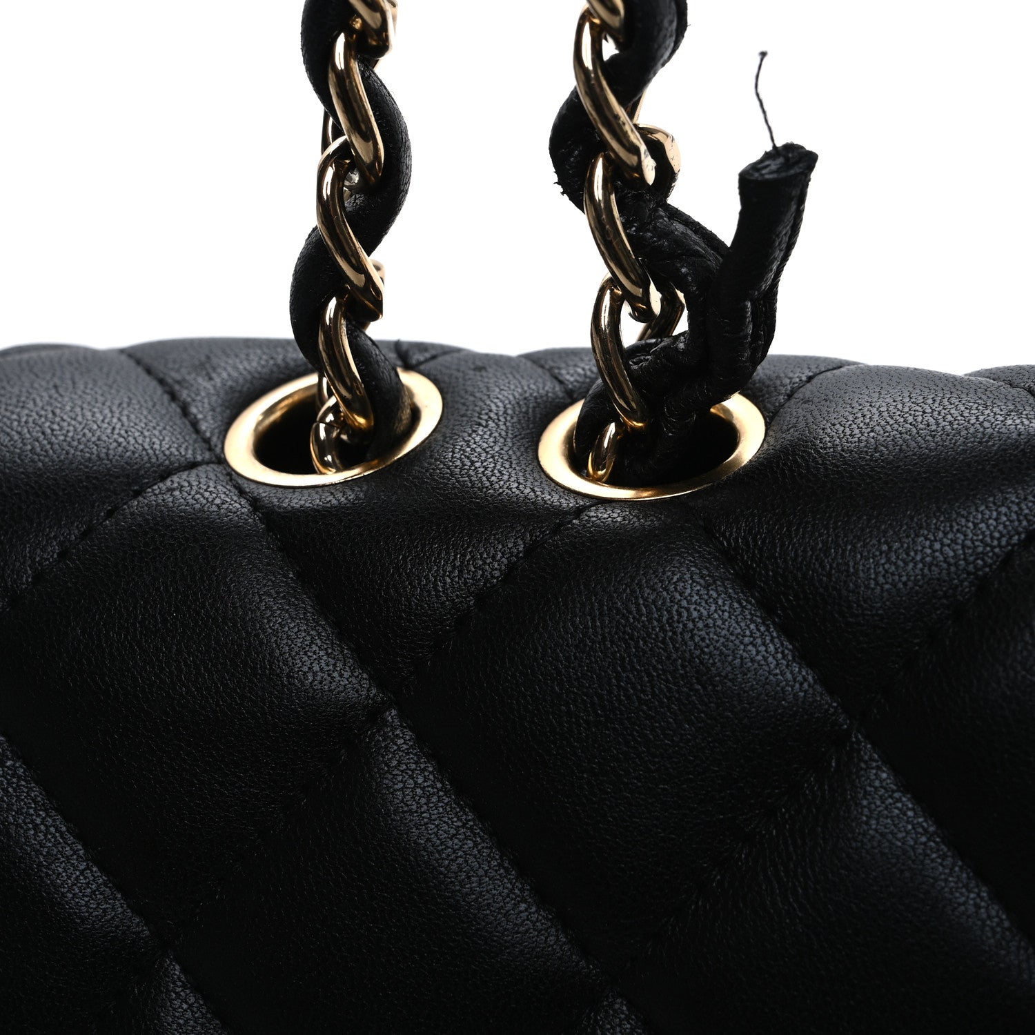 Chanel Lambskin Quilted Jumbo Single Flap Black 8 of 11