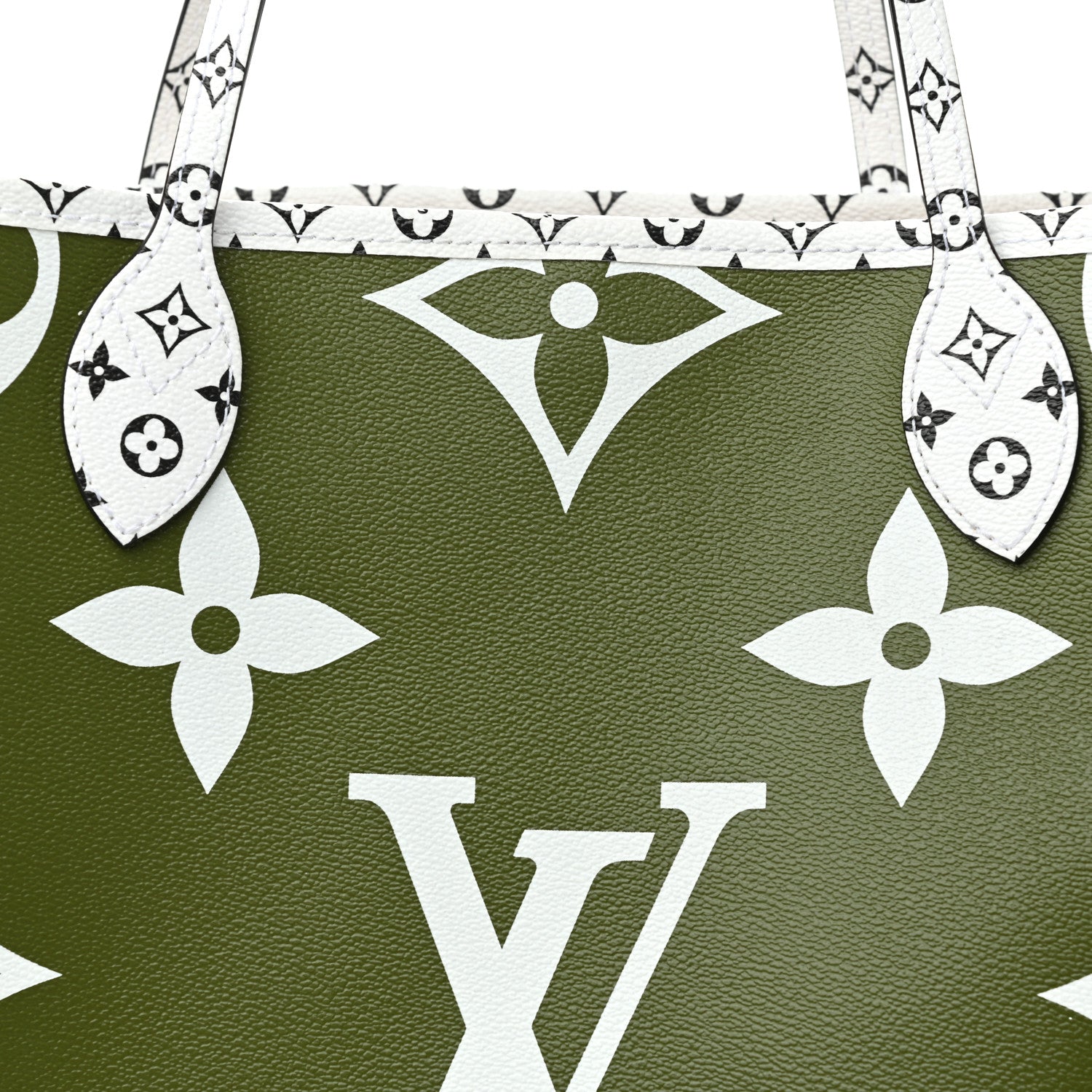 Louis Vuitton Monogram Giant Neverfull MM Kaki 8 of 10