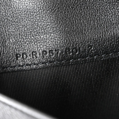 Valentino Garavani VALENTINO GARAVANI Vitello Rockstud Top Handle Travel Wallet Black 7 of 7