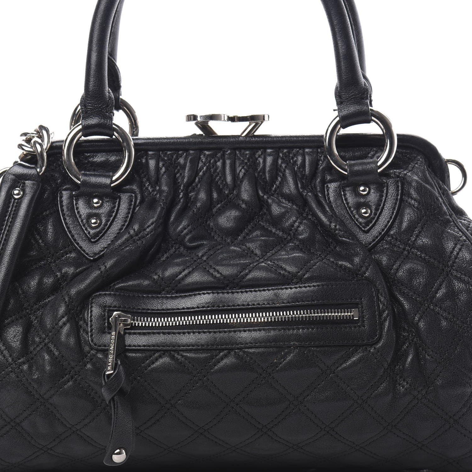 Marc Jacobs Calfskin Quilted Stam Black 9 of 18