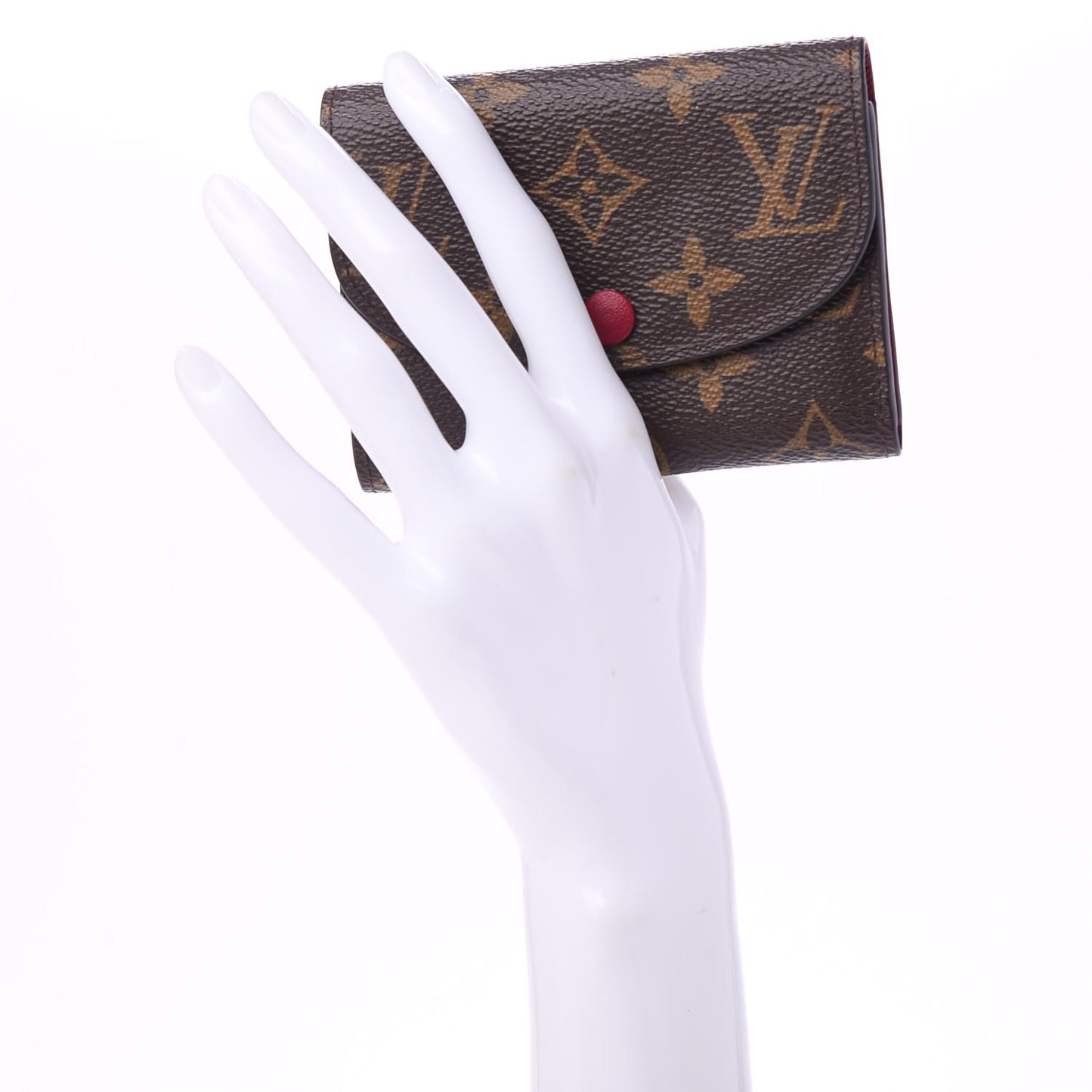 Monogram Rosalie Coin Purse Fuchsia